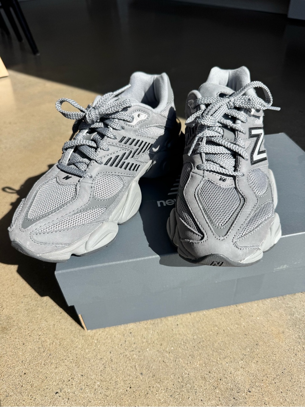 New Balance Women’s Grey Grey Suede Sneakers - Picture 5 of 8